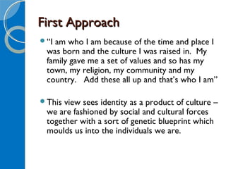 Identity and self | PPT