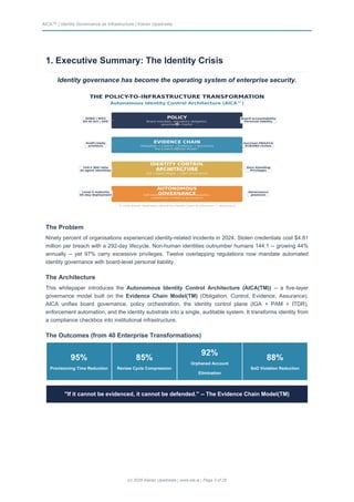 Identity Governance as Infrastructure - Translating Policy into ...