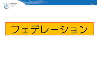 フェデレーション 
36 
 