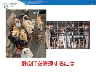 野良ITを管理するには 
59 
 