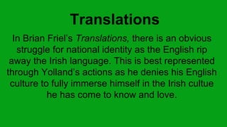 Identity in the last september and translations | PDF