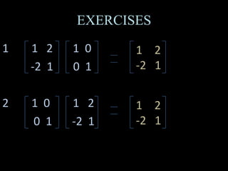 Identity matrix | PPTX