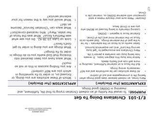 ©IOM AMERICA 
ChristAsLife@iomamerica.org 
Reproduction Allowed for Classroom Use 
127  