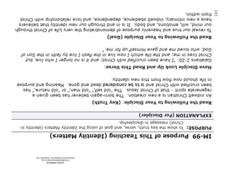 ©IOM AMERICA 
ChristAsLife@iomamerica.org 
Reproduction Allowed for Classroom Use 
183  