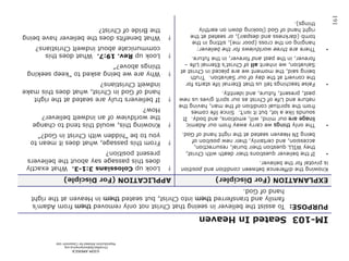 ©IOM AMERICA 
ChristAsLife@iomamerica.org 
Reproduction Allowed for Classroom Use 
191  