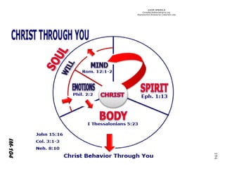 ©IOM AMERICA 
ChristAsLife@iomamerica.org 
Reproduction Allowed for Classroom Use 
194  