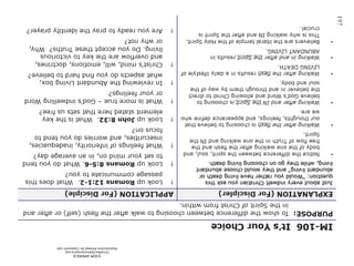 ©IOM AMERICA 
ChristAsLife@iomamerica.org 
Reproduction Allowed for Classroom Use 
197  