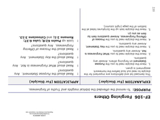 ©IOM AMERICA 
ChristAsLife@iomamerica.org 
Reproduction Allowed for Classroom Use 
235  