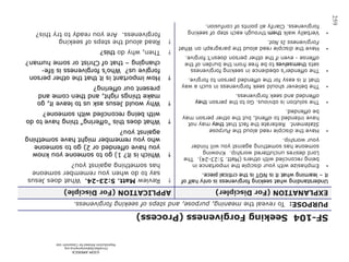 ©IOM AMERICA 
ChristAsLife@iomamerica.org 
Reproduction Allowed for Classroom Use 
259  