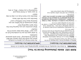 ©IOM AMERICA 
ChristAsLife@iomamerica.org 
Reproduction Allowed for Classroom Use 
271  