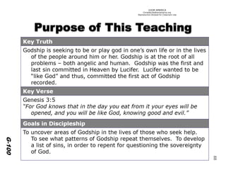 ©IOM AMERICA 
ChristAsLife@iomamerica.org 
Reproduction Allowed for Classroom Use 
88 
G-100  