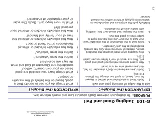 ©IOM AMERICA 
ChristAsLife@iomamerica.org 
Reproduction Allowed for Classroom Use 
93 
 