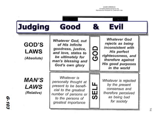 ©IOM AMERICA 
ChristAsLife@iomamerica.org 
Reproduction Allowed for Classroom Use 
94 
G-103  