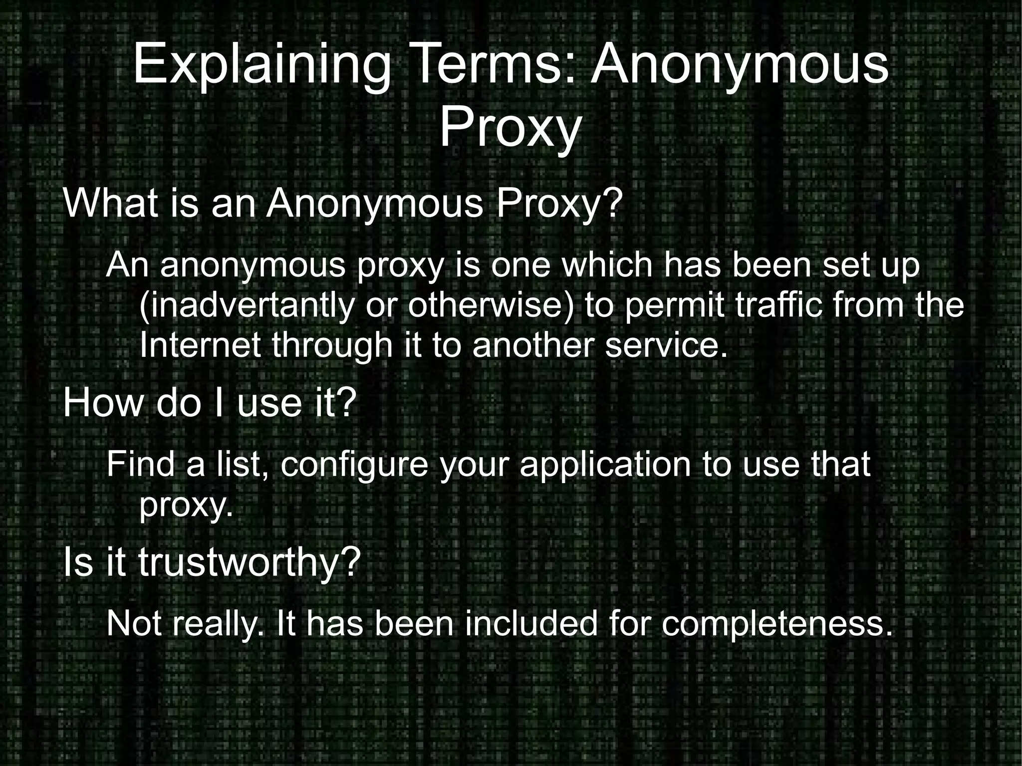Example: Warning - SSH 