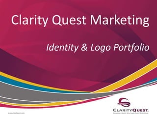 Clarity Quest Marketing
Identity & Logo Portfolio

 