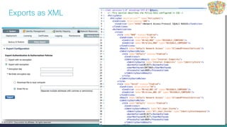 Cisco Public 39© 2013-2014 Cisco and/or its affiliates. All rights reserved.
Exports as XML
 