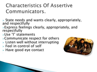 Often feel resentful (but are unaware of it) because their needs are not being met 