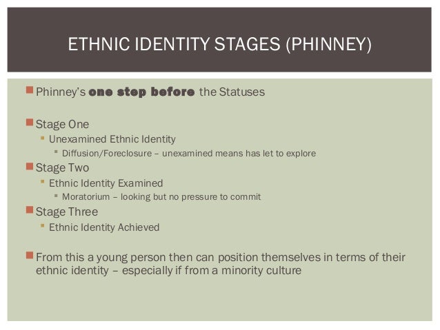 Phinney Ethnic Identity Development 101