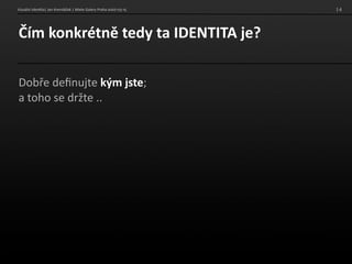 Identita znacky