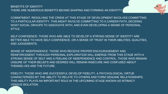 Identity vs Confusion & James Marcia's Identity Development.pptx