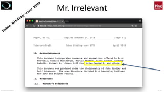 © 2018 Brian Campbell @__b_c
Mr. Irrelevant
 