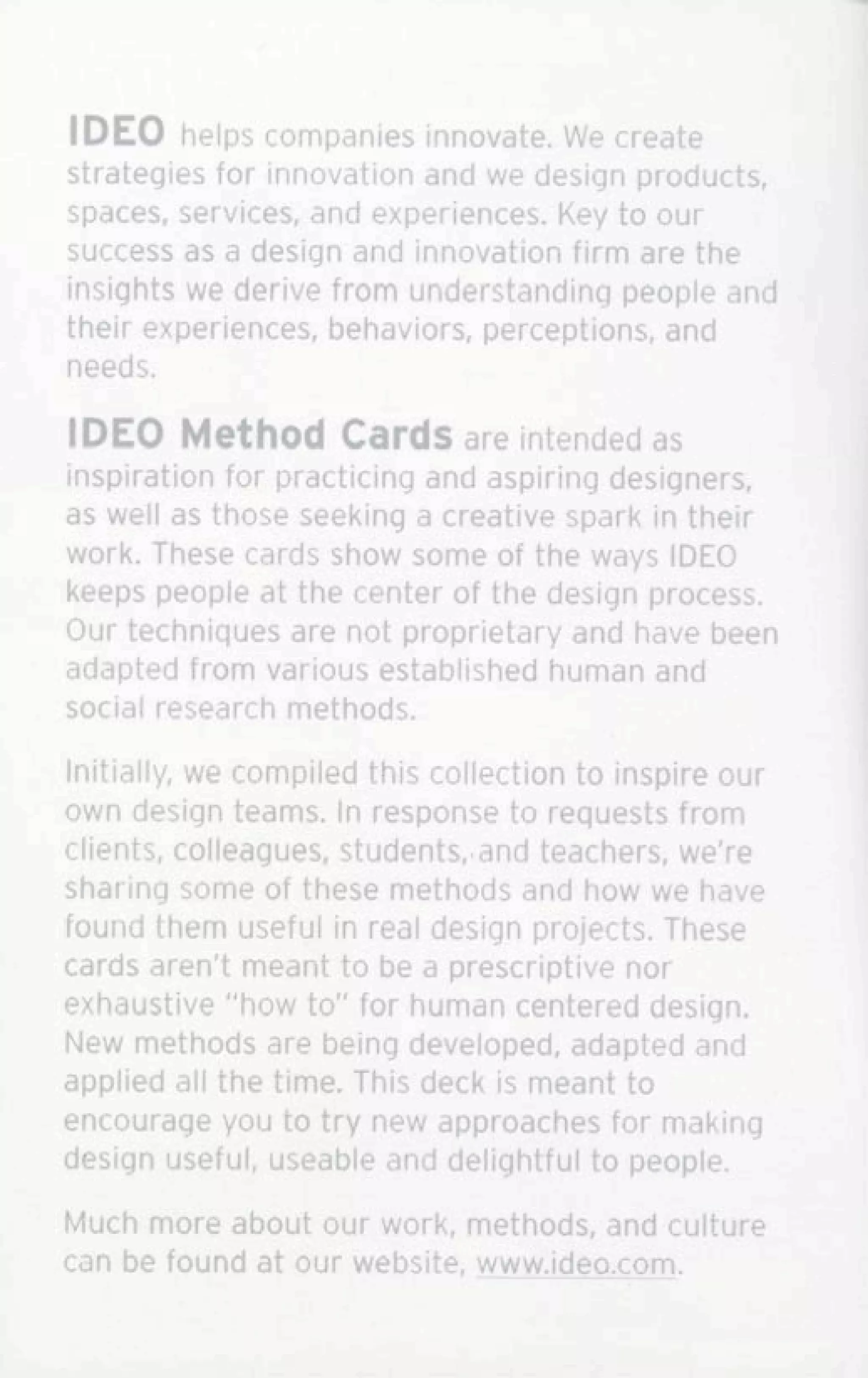 Ideo method-cards | PDF
