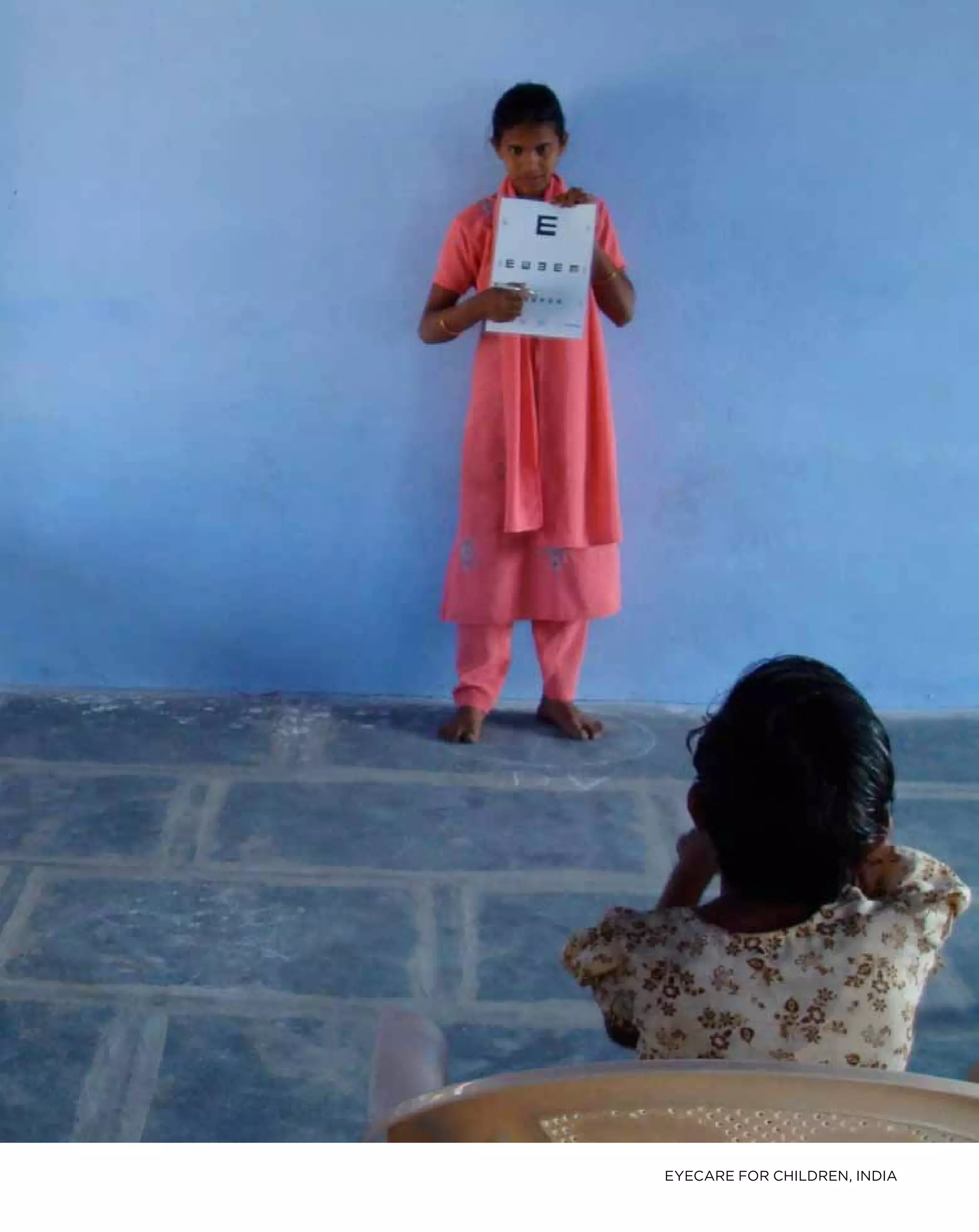 EYECARE FOR CHILDREN, INDIA
 