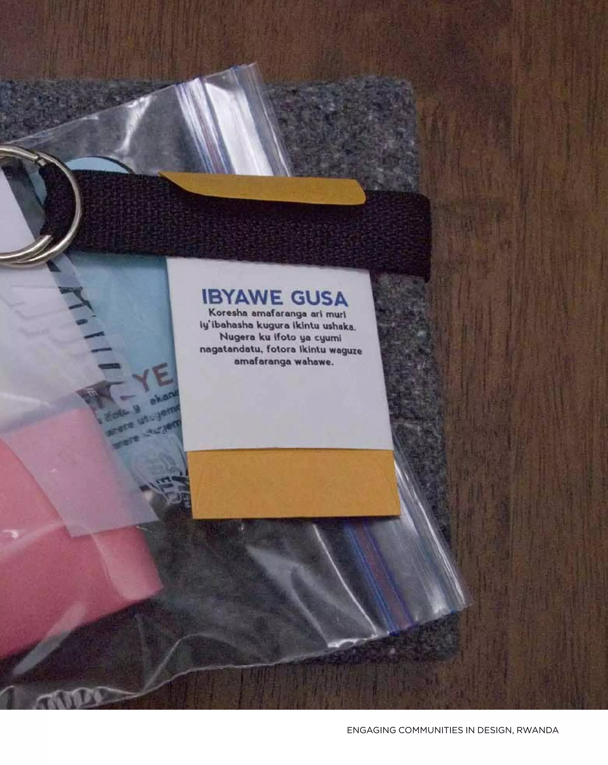 ENGAGING COMMUNITIES IN DESIGN, RWANDA
 