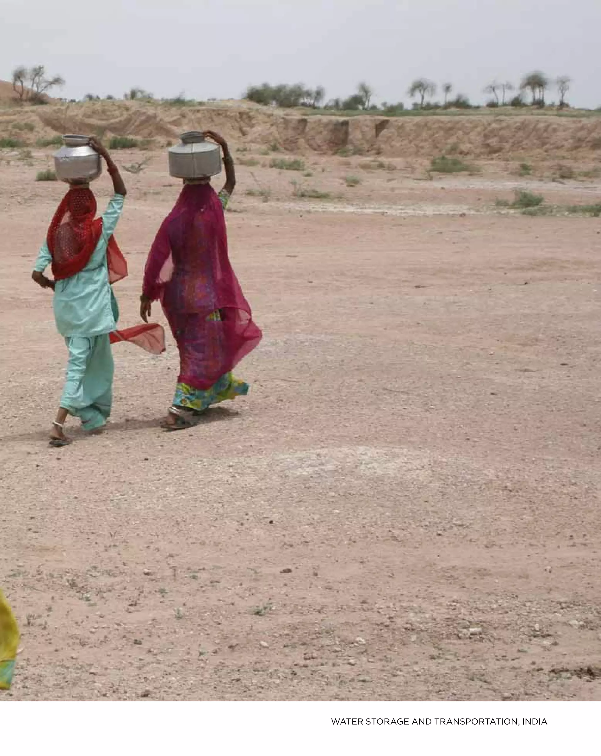 WATER Storage anD transportation, india
 