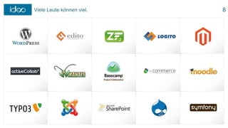 Viele Leute können viel. 8
 