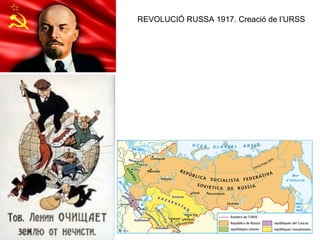 REVOLUCIÓ RUSSA 1917. Creació de l’URSS
 
