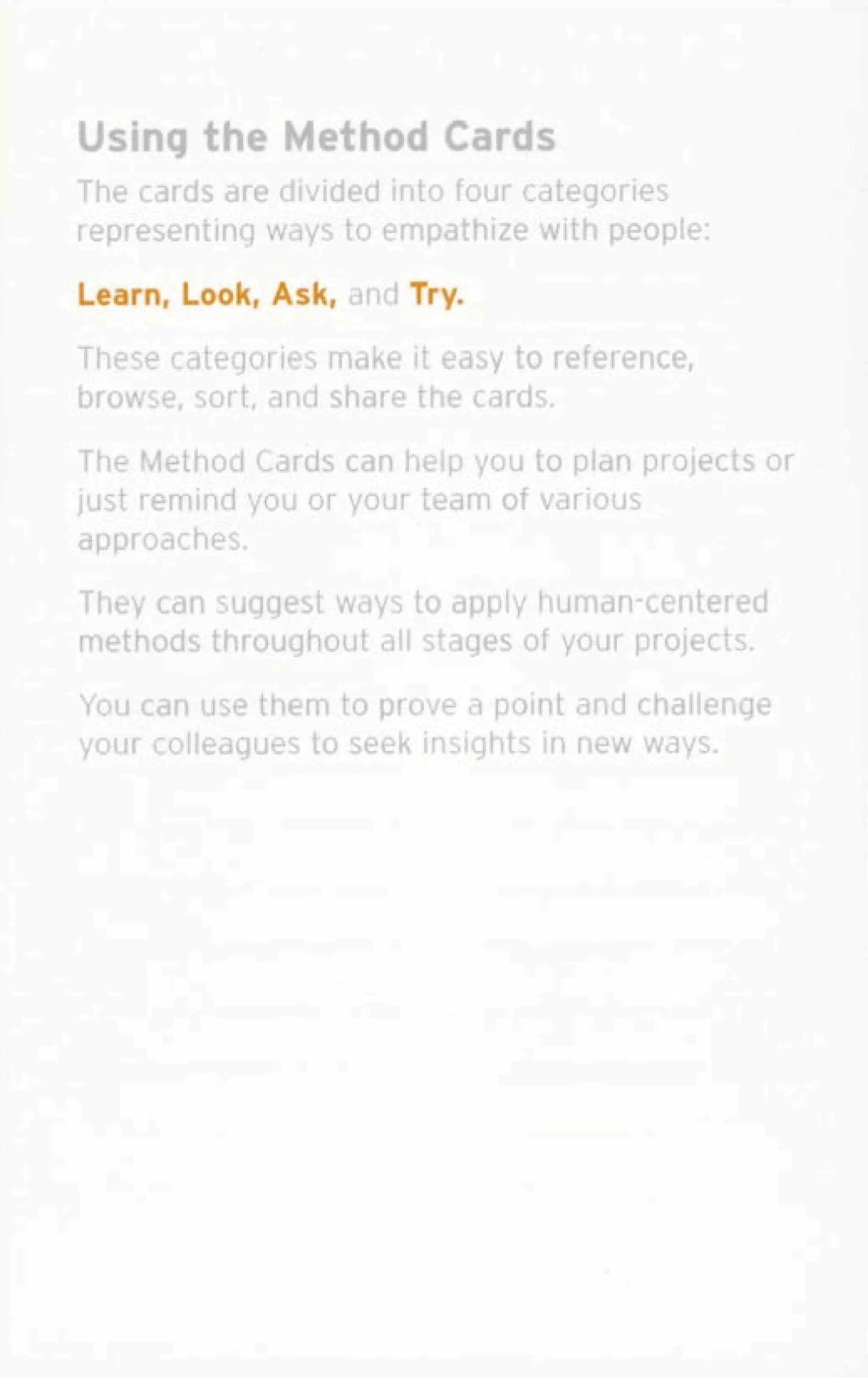 Ideo method cards | PDF