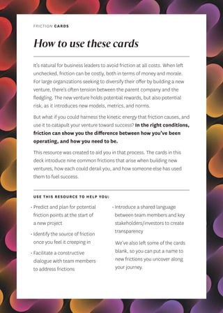 Sample Friction Incentive Ideo on friction - resource to aid you in that process | PDF