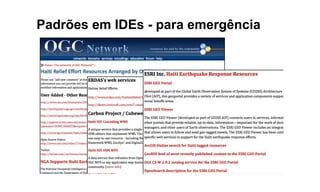 Padrões em IDEs - para emergência
 