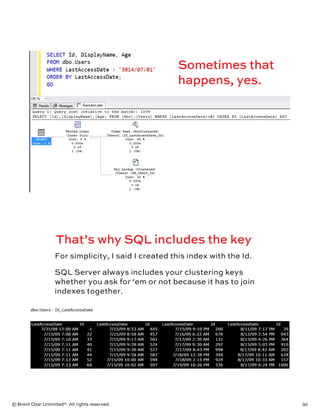 Geek Sync | How to Think Like the SQL ServerEngine - Brent Ozar | PDF