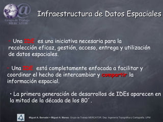 Ides Infraestructura De Datos Espaciales | PPT