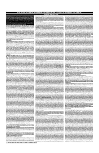 IN THE NATURE OF FORM 2A - MEMORANDUM CONTAINING SALIENT FEATURES OF THE PROSPECTUS - TRANCHE 2
                                                                                                                                                                                                 GENERAL INSTRUCTIONS
 Applicants are advised to read the Prospectus -Tranche 2 and the General Instructions contained in this                                           on or before such earlier or extended date of Issue closure. 7.2 Underwriting: The issue of Tranche 2 Bonds is not being underwritten.            and/or secured by the Bondholders to its satisfaction), give notice to the Company specifying that theTranche 2 Bonds and/or any particular
 application form carefully and to satisfy themselves of the disclosures before making an application for 8. Utilization of the proceeds: The proceeds of the Issue shall be utilized towards 'infrastructure lending' as defined by the RBI in the                                                  Series ofTranche 2 Bonds, in whole but not in part are and have become due and repayable at the Early RedemptionAmount on such date
 subscription. Unless otherwise specified, all the terms used in this application form have the same meaning regulations issued by it from time to time. The end-use shall be duly reported in the annual reports and other reports submitted by the                                                 as may be specified in such notice inter alia if any of the events listed in 15.2 (each an "Event of Default") below occurs. 15.2 The list given
 as in the Prospectus -Tranche 2. For a copy of the Prospectus -Tranche 2, the applicant may request Company to the regulatory authority concerned, and specifically certified by the statutory auditor of the Company.The Company shall also file                                                   below is an indicative list of events of default and a complete list of event of default and its consequences shall be specified in the Debenture
 Company and/or the Lead Managers. Further, investors are advised to retain the copy of the Prospectus - such reports along with the term sheets to the Infrastructure Division, Department of Economic Affairs, Ministry of Finance within 3 (three)                                                Trust Deed. Events of default shall include but not be limited to the following: (i) Default is made in any payment of the principal amount due
 Tranche 2/Abridged Prospectus -Tranche 2 for their future reference. Please fill in the Form in English using months from the end of financial year.                                                                                                                                                in respect of Series 1Tranche 2 Bonds and/or Series 2Tranche 2 Bonds and such failure continues for a period of 3 Working Days; (ii)Default
 BLOCK letters. Investors should carefully choose the Option(s) they wish to apply for. Please refer to 9. Interest : 9.1Annual Payment of Interest: Subject to buyback of theTranche 2 Bonds as specified in the section 10.3 below, for Series                                                     is made in any payment of any installment of interest in respect of Series 1 Tranche 2 Bonds or in the payment of cumulative interest on the
 “Terms of the Issue” on page 111 in the Prospectus -Tranche 2 for details.                                                                        1 Tranche 2 Bonds, interest at the rate of 8.70 per cent. per annum wil be paid annually commencing from the Deemed Date ofAllotment.             Series 2 Tranche 2 Bonds or any of them and such failure continues for a for a period of 30 days; (iii) Default is made in any payment of any
The 8.70 percent, non-cumulative Tranche 2 Bonds with a buyback facility (the “Series 1 Tranche 2 Bonds”) and the 8.70 percent, cumulative For further details regarding Cumulative Payment of Interest, Day Count Convention and Interest onApplication and Refund Money, please                    other sum due in respect of Series 1Tranche 2 Bonds and/or Series 2 Tranche 2 Bonds or any of them and such failure continues for a for
Tranche2 Bondswithabuybackfacility(the“Series2Tranche2 Bonds”)(theSeries1Tranche2BondsandtheSeries2Tranche2 Bondsare refer section titled “Terms of the Issue – Interest” on page 116 of the Prospectus Tranche 2.                                                                                   a period of 15 (fifteen) days; (iv)The Company does not perform or comply with one or more of its other material obligations in relation to the
together referred to as the “Tranche 2 Bonds”) for an aggregate amount not exceeding ` 44,000.0 milion for the financial year 2011-2012. The 10. Redemption: 10.1Unless previously redeemed as provided under the DebentureTrust Deed, the Company shall redeem theTranche                           Tranche 2 Bonds or the Debenture Trust Deed which default is incapable of remedy or, if in the opinion of the Debenture Trustee capable of
Tranche 2 Bondsareineachcaseconstitutedbyadebenturetrustdeed(the“DebentureTrustDeed”)tobeenteredintobetweentheCompany 2 Bonds on the Maturity Date.10.2 Procedure for Redemption by Bondholders :For further details on Procedure for Redemption by                                                  remedy, is not remedied within 30 days after written notice of such default shall have been given to the Company by the Debenture Trustee
andIDBITrusteeshipServicesLimited(initscapacityasthe“DebentureTrustee”,whichexpressionshallincludeitssuccessor(s))astrusteeforthe Bondholders, please refer section titled “Terms of the Issue – Redemption” on page 116 of the Prospectus Tranche 2. 10.3 Buyback of                                and which has a material adverse effect on the Company; (v) The Company is (or is deemed by law or a court to be) insolvent or bankrupt
holdersoftheTranche2Bonds(the“Bondholders”).KarvyComputersharePrivateLimitedhasbeenappointedastheregistrartotheissue(the Tranche 2 Bonds :10.3.1AnApplicant subscribing to the Series 1 Tranche 2 Bonds and/or the Series 2 Tranche 2 Bonds, shall at the time                                       or unable to pay (in the opinion of the Debenture Trustee) a material part of its debts, or stops, suspends or threatens to stop or suspend
“Registrar” or “Registrar to the Issue”) pursuant to the registrar to the issue agreement/let er with Karvy Computershare Private Limited (as of submitting the Application Form indicate his or her preference for utilizing the buyback facility offered by the Company for the Series 1           payment of all or (in the opinion of the DebentureTrustee) a material part of (or of a particular type of) its debts; or (vi)Anyencumbrancertakes
amendedand/orsupplementedand/orrestatedfromtimetotime,the“RegistrarAgreement”).TheTranche2Bondsareclassifiedas“longterm Tranche 2 Bonds and/or the Series 2 Tranche 2 Bonds by opting for it in the Application Form and completing all formalities as may be                                        possession or an administrative or other receiver or an administrator is appointed of the whole or (in the opinion of the DebentureTrustee) any
infrastructurebonds”andarebeingissuedintermsofSection80CCFoftheIncomeTaxActandtheNotification.InaccordancewithSection80CCF prescribed therein.10.3.2 The Company shall dispatch the Buyback Intimation Request at least 15 days prior to the commencement of the                                     substantialpartoftheproperty,assetsorrevenuesoftheCompany(asthecasemaybe)andisnotdischargedwithin45days. 15.3 Forfurther
oftheIncomeTaxAct,theamount,notexceeding`20,000,paidordepositedassubscriptiontolong-terminfrastructurebondsduringtheprevious Buyback Intimation Period, requesting buyback confirmation from the Bondholders as specified below. ABondholder may respond to the                                      details on the same, please refer section titled “Terms of the Issue– Events of Default ” on page 122 of the Prospectus Tranche 2.
yearrelevanttotheassessmentyearbeginningApril01,2012shallbedeductedincomputingthetaxableincomeofaresidentindividualorHUF.In Buyback Intimation Request at any time during the currency of the Buyback Intimation Period by informing the Company in writing of the                                   16. Bondholder’s Rights, Nomination Etc. : 16.1 Bondholder Not a Shareholder: The Bondholders wil not be entitled to any of the
theeventthatanyApplicantappliesfortheTranche2Bondsinexcessof`20,000 intheyearofinvestment,theaforestatedtaxbenefitshallbe following: (a) A Bondholder of Series 1 Tranche 2 Bonds and/or Series 2 Tranche 2 Bonds who has opted for buyback in a manner as                                           rights and privileges available to the equity and preference shareholders of the Company. 16.2 Rights of Bondholders: Some of the
available to such Applicant only to the extent of ` 20,000 in the year of investment.                                                              specified in section 10.3.1 above may inform the Company of their intention not to utilize the buyback facility offered by the Company; or (b)    significant rights available to the Bondholders are as follows: (a)The Tranche 2 Bonds shall not, except as provided in the CompaniesAct,
TERMS OF THE ISSUE:                                                                                                                                A Bondholder of Series 1 Tranche 2 Bonds and/or Series 2 Tranche 2 Bonds who has not opted for buyback in a manner as specified in                confer upon the holders thereof any rights or privileges available to members of the Company including the right to receive notices or annual
1. Authority for the Issue: The Board of Directors, at its meeting held on April 29, 2011, has approved the issue, in one or more section 10.3.1 above may inform the Company of their intention to utilize the buyback facility offered by the Company; 10.3.3 For the                              reports of, or to attend and / or vote, at the Company's general meeting(s). However, if any resolution affecting the rights of the Bondholders
tranches, of secured, redeemable, non-convertible debentures having benefits under Section 80CCF of the Income Tax Act of avoidance of doubt, the Bondholders may note that no action wil be required on their part for the following: (a) In case of Bondholders who                                istobeplacedbeforetheshareholders,thesaidresolutionwil firstbeplacedbeforetheconcernedregisteredBondholdersfortheirconsideration.
face value of ` 5,000 each, for an amount not exceeding ` 50,000.0 mil ion for the financial year 2011-2012 (the "Shelf Limit"). have opted in theApplication Form for the buyback facility and intend to continue with the same; and (b) In case of Bondholders who have                            In terms of Section 219(2) of the Companies Act, holders of Tranche 2 Bonds shall be entitled to a copy of the balance sheet on a specific
The first tranche of the Bonds (the "Tranche 1 Bonds") was issued by the Company in December, 2011 on the terms set out in not opted, in theApplication Form, for the buyback and intend to continue with the same.10.3.4ThebuybackoftheSeries1Tranche2Bonds                                         request made to the Company. (b) The rights, privileges and conditions attached to the Tranche 2 Bonds may be varied, modified and / or
the Shelf Prospectus and the Prospectus - Tranche 1 for an aggregate amount of ` 5,326.2 mil ion out of the overall limit of ` and/or the Series 2 Tranche 2 Bonds from their respective Bondholders shall be effected by the Company by payment of the Buyback                                      abrogated with the consent in writing of the holders of at least three-fourths of the outstanding amount of the Tranche 2 Bonds or with the
50,000.0 mil ion. The Tranche 2 Bonds shall be issued on the terms set out in the Prospectus - Tranche 2 for an amount not AmountontheBuybackDate,subjecttothetermssetforthherein:(a) Tranche2Bondsheldindematerializedform:Noactionwil berequired                                                   sanction of a Special Resolution passed at a meeting of the concerned Bondholders, provided that nothing in such consent or resolution shall
exceeding ` 44,000.0 mil ion. In terms of the Notification, the aggregate volume of issuance of long term infrastructure bonds onpartoftheBondholder.UponreceivinginstructionsfromtheCompany,theRegistrarwouldundertakeappropriatecorporateactiontoeffect                                            be operative against the Company, where such consent or resolution modifies or varies the terms and conditions governing the Tranche 2
(having benefits under Section 80CCF of the Income Tax Act) by the Company during the financial year 2011-2012 shall not the buyback. (b) Tranche 2 Bonds held in physical form: No action would ordinarily be required on part of the Bondholder on the Buyback                                     Bonds, if modification, variation or abrogation is not acceptable to the Company. (c)The registered Bondholder or in case of joint-holders, the
exceed 25 percent of the incremental infrastructure investment made by the Company during the financial year 2010-2011. For Date and the BuybackAmount would be paid to those Bondholders whose names appear first in the Register of Bondholders. However, the                                      person whose name stands first in the Register of Bondholders shall be entitled to vote in respect of suchTranche 2 Bonds, either by being
the purpose of calculating the incremental infrastructure investment, the aggregate gross infrastructure investments made by the Company may require the Bondholder to duly surrender the Consolidated Tranche 2 Bond Certificate to the Company/Registrar for the                                   present in person or, where proxies are permitted, by proxy, at any meeting of the concerned Bondholders summoned for such purpose and
Company during the financial year 2010-2011 was considered which were `251,125.9 mil ion and hence the limit for the Issue buyback 30 Working Days prior to the Buyback Date.10.3.5 No notice or letter or any other written instrument sent to the Company pursuant                                 every such Bondholder shall be entitled to one vote on a show of hands and on a poll, his or her voting rights shall be in proportion to the
is ` 50,000.0 mil ion.                                                                                                                             to section 10.3.2 above shall be accepted by the Company if it has been received after the lapse of the Buyback Intimation Period. 10.3.6         outstanding nominal value ofTranche 2 Bonds held by him or her on every resolution placed before such meeting of the Bondholders.(d)
2. Issue, Status of Tranche 2 Bonds: 2.1 The public Issue of Tranche 2 Bonds of the Company not exceeding ` 44,000.0 Upon payment of the BuybackAmounts on the Buyback Date, the principal amounts of theTranche 2 Bonds shall be deemed to have been                                                Tranche2Bondsmayberolledoverwiththeconsentinwritingoftheholdersofatleastthree-fourthsoftheoutstandingamountoftheTranche
mil ion. These terms and conditions are for the Tranche 2 Bonds issued under the Shelf Prospectus and the Prospectus - repaid to the Bondholders of the Series 1 Tranche 2 Bonds and/or Series 2 Tranche 2 Bonds and all other rights of the Bondholders shall                                       2 Bonds or with the sanction of a Special Resolution passed at a meeting of the concerned Bondholders after providing at least 21 days prior
Tranche 2. 2.2 The Tranche 2 Bonds are constituted, issued and secured pursuant to a Debenture Trust Deed. The Bondholders terminate and no interest shall accrue on suchTranche 2 Bonds.10.3.7 Subject to the provisions of the CompaniesAct, where the Company                                     notice for such roll-over and in accordance with the SEBI Debt Regulations. The Company shall redeem the Tranche 2 Bonds of all the
are entitled to the benefit of the Debenture Trust Deed and are bound by and are deemed to have notice of all the provisions of has bought back any Tranche 2 Bond(s), the Company shall have and shall be deemed always to have had the right to keep such Tranche                                  Bondholders, who have not given their positive consent to the roll-over.The above rights of Bondholders are merely indicative. The final rights
the Debenture Trust Deed. The Company is issuing the Tranche 2 Bonds in accordance with and pursuant to the Notification. 2 Bonds alive without extinguishment for the purpose of resale and in exercising such right, the Company shall have and be deemed always                                   oftheBondholderswil beaspertheDebentureTrustDeedtobeexecutedbytheCompanywiththeDebentureTrustee.Special Resolution
The Tranche 2 Bonds issued by the Company may be classified as 'long term infrastructure bonds' for the purposes of Section to have had the power to resell such Tranche 2 Bonds.                                                                                                                    for the purpose of this section is a resolution passed at a meeting of Bondholders of at least three-fourths of the outstanding amount of the
80CCF of the Income Tax Act.2.3 The Tranche 2 Bonds are issued in the form of secured, redeemable, non convertible 11. Payments: 11.1 Payment of Interest: Payment of interest on the Tranche 2 Bonds wil be made to those Bondholders, whose name                                                   Tranche 2 Bonds, present and voting. 16.3 Succession :For further details on the rights of bondholders such as Succession, Nomination
debentures. The Tranche 2 Bonds constitute direct and secured obligations of the Company and shall rank pari passu inter se appears first in the Register of Bondholders maintained by the Depositories and/or the Company and/or the Registrar, as the case may be as,                              Facility to Bondholder, etc., please refer section titled “TermsoftheIssue–RightsofBondholders”onpage123oftheProspectusTranche2.
and without any preference or priority among themselves. Subject to any obligations preferred by mandatory provisions of the on the Record Date.11.2 Record Date: The record date for the payment of interest or the BuybackAmount or the MaturityAmount shall be                                    17. Debenture Trustees :For further details on the same, please refer section titled “Terms of the Issue – DebentureTrustees” on page 124
law prevailing from time to time, the Tranche 2 Bonds shall also, as regards the principal amount of the Tranche 2 Bonds, interest 15 days prior to the date on which such amount is due and payable ("Record Date"). 11.3 Effect of holidays on payments: If the date                               of the Prospectus Tranche 2.
and all other monies secured in respect of the Tranche 2 Bonds, rank pari passu with all other present and future debenture of payment of interest or principal or any date specified does not fall on a Working Day, then the succeeding Working Day wil be considered                              18. Miscellaneous: For details on Loan against Tranche 2 Bonds, Lien, Lien on Pledge of Tranche 2 Bonds, Right to Re-issue Tranche 2
holders of the Company. The security described in section 14 of the section entitled "- Security" on page 121 of the Prospectus as the effective date for such payment of interest or principal, as the case may be (the "Effective Date"). Interest and principal or other                          Bonds, Joint-holders, Sharing of Information, Notices, Issue of Duplicate ConsolidatedTranche Bond Certificate(s), Future Borrowings and
Tranche 2 shall be pari passu with all the present and future borrowings of the Company from various lenders (although such amounts, if any, wil be paid on the Effective Date. For avoidance of doubt, in case of interest payment on Effective Date, interest for period                           Jurisdiction, please refer section titled “Terms of the Issue – Miscellaneous” on page 125-126 of the Prospectus Tranche 2.
lenders do not have the benefit of any security over immovable property). The claims of the Bondholders shall be superior to the between actual interest payment date and the Effective Date wil be paid in normal course in next interest payment date cycle. Payment of                            PROCEDURE FORAPPLICATION: This section applies to allApplicants. Please note that allApplicants are required to make payment of
claims of the unsecured creditors of the Company (subject to any obligations preferred by mandatory provisions of the applicable interest wil be subject to the deduction of tax as per Income TaxAct or any statutory modification or re-enactment thereof for the time being                       the fullApplication Amount along with the Application Form. The Shelf Prospectus, the Prospectus - Tranche 2 and the Application Forms
law prevailing from time to time).                                                                                                                 in force. In case the Maturity Date falls on a holiday, the payment wil be made on the next Working Day, without any interest for the period      together with the abridged prospectus may be obtained from our Corporate Office, from the Lead Managers, the Co-Lead Managers or from
3. Form, Face Value, Title and Listing, etc: 3.1 Form : 3.1.1 The allotment of the Tranche 2 Bonds shall be in a dematerialized overdue.11.4 Payment on Redemption or Buyback: The manner of payment on Maturity or Buyback is set out below:- 11.4.1 Tranche                                        the Lead Brokers. In addition, Application Forms would also be made available to NSE and BSE where listing of the Tranche 2 Bonds is
form (fungible and represented by the statement issued through the electronic mode) or in physical form as indicated in the 2 Bonds held in electronic form: On the Maturity Date or the Buyback Date as the case may be, the MaturityAmount or the Buyback                                          sought, and to brokers, being members of NSE and BSE, upon their request.
Application Form by an Applicant. The Company has made depository arrangements with National Securities Depository Limited Amount as the case may be wil be paid in a manner as detailed in the section entitled "- Modes of Payment" below. These payments wil be                                   19.Application Form: Applicants are required to submit theirApplications through the Bankers to Issue.
("NSDL") and Central Depository Services (India) Limited ("CDSL", and together with NSDL, the "Depositories") for issue of as per the Depositories' records on the Record Date fixed for this purpose. No action is required on the part of Bondholders. 11.4.2 Tranche                              20. WHO CANAPPLY? : The following categories of persons are eligible to apply in the Issue: Indian nationals resident in India, who are
                                                                                                                                                                                                                                                                                                                                                                                                        ●


the Tranche 2 Bonds in a dematerialized form pursuant to the tripartite agreement between: (i) the Company, NSDL and the 2 Bonds held in physical form: Payments with respect to maturity or buyback ofTranche 2 Bonds wil be made by way of cheques or pay                                          not minors, in single or joint names (not more than three); and Hindu Undivided Families or HUFs, in the individual name of the Karta. The
                                                                                                                                                                                                                                                                                                                                                                     ●


Registrar dated December 13, 2004; and (ii) the Company, CDSL and the Registrar dated December 21, 2004. (together the orders or electronically. However, if the Company so requires, payments on maturity may be made on surrender of the ConsolidatedTranche                                       Applicant should specify that theApplication is being made in the name of the HUF in theApplication Form as follows: "Name of Sole or First
"Tripartite Agreements") The Company shall take necessary steps to credit the Depository Participant account of the Applicants 2BondCertificate(s).Dispatchofchequesorpayordersinrespectofpaymentswithrespecttoredemptionswil bemadeonthe MaturityDate                                               Applicant: XYZ Hindu Undivided Family applying through PQR, where PQR is the name of the Karta". Applications by HUFs would be
with the number of Tranche 2 Bonds allotted. The Bondholders holding the Tranche 2 Bonds in dematerialised form shall deal or Buyback Date (if so requested by the Company in this regard) within a period of 30 days from the date of receipt of the duly discharged                                considered at par with those from individuals.Please note that non-resident investors including NRIs, FIIs and OCBs are not eligible
with the Tranche 2 Bonds in accordance with the provisions of the Depositories Act and/or rules as notified by the Depositories Consolidated Tranche 2 Bond Certificate. 11.5 The Company's liability to the Bondholders including for payment or otherwise shall stand                              to participate in the Issue.
from time to time. In terms of Regulation 4(2)(d) of the SEBI Debt Regulations, the Company wil make public issue of the Tranche extinguishedfromtheMaturityDateortheBuybackDateorupondispatchoftheMaturityAmountsortheBuybackAmounts,asthe casemay                                                  21.Application Size for Tranche 2 Bonds: Applications are required to be for a minimum of twoTranche 2 Bonds and in multiples of one
2 Bonds in the dematerialised form. However, in terms of Section 8 (1) of the DepositoriesAct, the Company, at the request of the be,totheBondholders.Further,theCompanywil notbeliabletopayanyinterest,incomeorcompensationofanykindfromtheMaturityDate.                                            Tranche 2 Bond thereafter. For the purpose fulfil ing the requirement of minimum subscription of two Tranche 2 Bonds, an Applicant may
Applicants who wish to hold the Tranche 2 Bonds in physical form, wil fulfil such request.3.1.2 The Bondholders may rematerialize 12. Manner and Mode of Payment : 12.1 Manner of Payment: All payments to be made by the Company to the Bondholders shall be                                        choose to apply for two Tranche 2 Bonds of the same series or two Tranche 2 Bonds across different series.
theTranche 2 Bonds issued in dematerialized form at any time after allotment, in accordance with the provisions of the DepositoriesAct and/ made in any of the following manners: 12.1.1 For Tranche 2 Bonds applied or held in electronic form:The bank details wil be obtained                     22. INSTRUCTIONS FOR COMPLETING THEAPPLICATION FORM: Applications must be:(a)Made only in the prescribedApplication
or rules as notified by the Depositories from time to time. 3.1.3 In case of Tranche 2 Bonds that are allotted or held in physical form or upon from the Depositories for payments. Investors who have applied or who are holding the Tranche 2 Bond in electronic form, are advised to              Form. (b) Completed in block letters in English as per the instructions contained herein and in the Application Form, and are liable to be
rematerialization, the Company wil issue one certificate to the Bondholder for the aggregate amount of theTranche 2 Bonds that are held by immediately update their bank account details as appearing on the records of Depository Participant. Please note that failure to do so could              rejected if not so completed.Applicants should note that the Bankers to the Issue wil not be liable for errors in data entry due to incomplete or
such Bondholder (each such certificate a "Consolidated Tranche 2 Bond Certificate"). The Company shall dispatch the Consolidated result in delays in credit of the payments to investors at their sole risk and neither the Lead Managers nor the Co-Lead Managers nor the                           il egibleApplication Forms.(c) In single name or in joint names (not more than three, and in the same order as their Depository Participant
Tranche 2 Bond Certificate to the address of theApplicant mentioned in theApplication Form within two (2) Working Days from the date of Company shall have any responsibility and undertake any liability for such delays on part of the investors. 12.1.2 For Tranche 2 Bonds held                  details). (d)Applications are required to be for a minimum of twoTranche 2 Bonds and in multiples of oneTranche 2 Bond thereafter. For the
Allotment of the Tranche 2 Bonds. 3.1.4 In respect of the Consolidated Tranche 2 Bond Certificate(s), the Company wil , upon receipt of a in physical form: The bank details wil be obtained from the Registrar for effecting payments. 12.2 Mode of Payment: All payments to be                     purpose fulfil ing the requirement of minimum subscription of two Tranche 2 Bonds, an Applicant may choose to apply for two Tranche 2
requestfromtheBondholderwithin30daysofsuchrequest,splitsuchConsolidatedTranche2BondCertificate(s)intosmallerdenominations made by the Company to the Bondholders shall be made through any of the following modes: 12.2.1 Cheques or Demand drafts : By                                              Bonds of the same series or twoTranche 2 Bonds across dif erent series.TheApplication without the minimum specified lot shall be rejected
in accordance with theArticles ofAssociation, subject to a minimum denomination of oneTranche 2 Bond. No fees wil be charged for splitting cheques or demand drafts made in the name of the Bondholders whose names appear in the Register of Bondholders as maintained by the                       by the Company. (e)Thumb impressions and signatures other than in English/ Hindi/ Marathi or any of the other languages specified in the
any ConsolidatedTranche 2 Bond Certificate(s) but, stamp duty, if payable, wil be paid by the Bondholder.The request to split a Consolidated Company and/or as provided by the Depositories. Cheques or demand drafts, as the case may be, shall be sent by registered post at the                   Eighth Schedule to the Constitution of India must be attested by a Magistrate or Notary Public or a Special Executive Magistrate under his
Tranche 2 Bond Certificate shall be accompanied by the original Consolidated Tranche 2 Bond Certificate which wil , upon issuance of the Bondholder's sole risk. 12.2.2 National Electronic Clearing System ("NECS"): Through NECS forApplicants having an account at any                            official seal. (f) All Application Forms duly completed together with cheque/demand draft for the amount payable on application must be
split Consolidated Tranche 2 Bond Certificates, be cancelled by the Company. 3.2 Face Value: The face value of each Tranche 2 Bond is of the centers notified by the RBI.This mode of payment wil be subject to availability of complete bank account details including the Magnetic                 deliveredbeforetheclosingofthesubscriptionlisttoanyoftheBankerstotheIssueorcollectioncentre(s)/agent(s)asmaybespecifiedbefore
` 5,000. 3.3 Title: 3.3.1 In case of: (i)Tranche 2 Bonds held in the dematerialized form, the person for the time being appearing in the register Ink Character Recognition ("MICR") code as appearing on a cheque leaf, from the Depositories. Please note that the Company shall not be            the closure of the Issue. (g) No receipt would be issued by the Company for theApplication money. However, the Bankers to the Issue, on
of beneficial owners maintained by the Depository; and (ii)theTranche 2 Bond held in physical form, the person for the time being appearing responsible for any delay to the Bondholder receiving credit of interest or refund or Buyback Amount or Maturity Amount so long as the                   receiving the applications wil acknowledge receipt by stamping and returning the acknowledgment slip to theApplicant. (h) Every applicant
in the Register of Bondholders as Bondholder, shall be treated for all purposes by the Company, the DebentureTrustee, the Depositories and Company has initiated the process in time. 12.3 Printing of Bank Particulars: As a matter of precaution against possible fraudulent                       should hold valid PermanentAccount Number (PAN) and mention the same in theApplication Form.
all other persons dealing with such person as the holder thereof and its absolute owner for all purposes whether or not it is overdue and encashment of Consolidated Tranche 2 Bond Certificates due to loss or misplacement, the particulars of theApplicant's bank account are                     IN CASE OF THEAPPLICATION FORMS FOR SUBSCRIPTION OF TRANCHE 2 BONDS IN DEMATERIALISED FORM, IF THE
regardless of any notice of ownership, trust or any interest in it or any writing on, theft or loss of the Consolidated Tranche 2 Bond Certificate mandatorily required to be provided for printing on the Consolidated Tranche 2 Bond Certificate.Applications without these details are liable     DPID, CLIENT IDAND PAN MENTIONED IN THEAPPLICATION FORM DO NOT MATCH WITH THE DP ID, CLIENT IDAND PAN
issued in respect of the Tranche 2 Bonds and no person wil be liable for so treating the Bondholder. 3.3.2 No transfer of title of a Tranche 2 to be rejected at the sole discretion of the Company. However, in relation toApplications for dematerialisedTranche 2 Bonds, theseparticulars         AVAILABLE IN THE RECORDS WITH THE DEPOSITORIES, THEAPPLICATION FORM IS LIABLE TO BE REJECTED.
Bond wil be valid unless and until entered on the Register of Bondholders or the register of beneficial owners maintained by the Depository wil betakendirectlyfromtheDepositories.IncaseofTranche2Bondsheldinphysicalform,theBondholdersareadvisedto submittheirbank                                The demat accounts forApplicants for which PAN details have not been verified shall be "suspended for credit" and no credit
prior to the Record Date. In the absence of transfer being registered, interest, BuybackAmount and/or MaturityAmount, as the case may be, accountdetailswiththeRegistrarbeforetheRecordDatefailingwhichtheamountswil bedispatchedtothepostaladdressof theBondholders                                 of Tranche 2 Bonds pursuant to the Issue shall be made into accounts of such Applicants.
wil be paid to the person, whose name appears first in the Register of Bondholders maintained by the Depositories and/or the Company and/ as held in the records of the Bank. Bank account particulars wil be printed on the Consolidated Tranche 2 Bond Certificates which can then                 GENERAL INSTRUCTIONS
or the Registrar, as the case may be. In such cases, claims, if any, by the purchasers of the Tranche 2 Bonds wil need to be settled with the be deposited only in the account specified.                                                                                                            23. Do’s: 1. Check if you are eligible to apply. 2. In case of applications in physical form, theApplicant should provide all the documents as
selleroftheTranche2BondsandnotwiththeCompanyortheRegistrar.Theprovisionsrelatingtotransferandtransmissionandotherrelated 13. Taxation :According to section 80CCF, an amount not exceeding Rupees twenty thousand invested in long term infrastructure bonds                                         specified in the section titled "Tranche 2 Bonds in Physical Form" at page 132. 3. Read all the instructions carefully and complete the
matters in respect of the Company's shares contained in the Articles of Association of the Company and the Companies Act shall apply, shall be allowed to be deducted from the total income of an Individual or Hindu Undivided Family. This deduction shall be available over and                   Application Form in all respects by providing all the information including PAN and demographic details.4.Applications are required to be in
mutatis mutandis (to the extent applicable) to theTranche 2 Bond(s) as well.3.4 Listing: TheTranche2Bondswil belistedonNSEandBSE. above the aggregate limit of ` 1,00,000 as provided under sections 80C, 80CCC and 80CCD read with section 80CCE. For further details                               single or joint names (not more than three).5. Ensure that the details about the Depository Participant and beneficiary account are correct and
3.5 Market Lot: 3.5.1 TheTranche 2 Bonds shall be allotted in dematerialised form and in physical form.The trading of theTranche 2 Bonds please refer to the page no. 60 of the ProspectusTranche 2.                                                                                                 the demat account is active forAllotment of theTranche 2 Bonds in dematerialised form.The requirement for providing Depository Participant
on the Stock Exchanges shall be in dematerialised form only in multiples of oneTranche 2 Bond ("Market Lot").3.5.2 Fordetailsofallotment 14. Security :14.1TheprincipalamountoftheTranche2Bondstobeissueduponthetermscontainedhereintogetherwithallinterest,costs,                                   details shall be mandatory only for Applicants who wish to subscribe to the Tranche 2 Bonds in dematerialized form. Any Applicant who
refertochapterentitled"ProcedureforApplication"beginningonpage127oftheProspectusTranche2.3.6ProcedureforRematerialisation charges, fees, remuneration of DebentureTrustee and expenses payable in respect thereof (the "Secured Obligations") shall be secured                                       provides the Depository Participant details in theApplication Form shall beAllotted theTranche 2 Bonds in the dematerialized form only. Such
of Tranche 2 Bonds: Bondholders who have been allottedTranche 2 Bonds in dematerialized form and wish to hold theTranche 2 Bonds in favour of the Debenture Trustee in the following manner:14.1.1 By way of a first floating pari passu charge over the certain receivables of                      Applicant shall not beAllotted theTranche 2 Bonds in physical form. 6. In case of an HUF applying through its Karta, theApplicant is required
in physical form may do so by submitting his or her request to his or her Depository Participant in accordance with the applicable procedure the Company arising out of its: a) investments; and/or b)infrastructure loans; and/or c) current assets, loans and advances, as appearing in            to specify the name of an Applicant in the Application Form as "XYZ Hindu Undivided Family applying through PQR", where PQR is the
stipulated by the Depository Participant. 3.7 Procedure for Dematerialisation of Tranche 2 Bonds:Bondholders who have been allotted the Company's balance sheet from time to time to the extent of 1.0 times of the outstanding Secured Obligations (the "Secured Assets"),                          name of the Karta.7.Applicant's BankAccount Details:TheTranche 2 Bonds shall be allotted in dematerialised form or in physical form.The
Tranche 2 Bonds in physical form and wish to hold the Tranche 2 Bonds in dematerialized form may do so by submitting his or her request provided however that the SecuredAssets shall not include the following (a)any receivables of the Company arising from: (i)any loan or debt                  Registrar to the Issue wil obtain theApplicant's bank account details from the Depository in case of allotment in dematerialized form or from
to his or her Depository Participant in accordance with the applicable procedure stipulated by the Depository Participant.                         granted by the Company to its subsidiaries and affiliates present or in the future; or (ii) any investments in equity and / or preference share   theApplication Form in case of allotment in physical form.TheApplicant should note that in case of allotment in dematerialized form, on the
4. Transfer of the Tranche 2 Bonds, Issue of Consolidated Tranche 2 Bond Certificates etc.: For further details regarding Lock-in capital or investment through any other instrument made by the Company in, its subsidiaries and affiliates whether presently or in the future);                    basis of the name of theApplicant, Depository Participant's (DP) name, Depository Participants identification number and beneficiary account
Period, Transfer of the Tranche 2 Bonds, Issue of Consolidated Tranche 2 Bond Certificates, Registration, etc., please refer section titled and (b) Permitted Liens. "Permitted Liens" for the purpose of the above means security on government securities or corporate bonds of                    number provided by them in the Application Form, the Registrar to the Issue wil obtain from the Applicant's DP A/c, the Applicant's bank
“Terms of the Issue ” on page 114-115 of the Prospectus Tranche 2.                                                                                 theCompanytosecureshorttermdebtoflessthan365daydurationincurredbytheCompanyundertheCollaterizedBorrowingandLending                                account details.TheApplicants are advised to ensure that bank account details are updated in their respective DPA/cs and correct as these
5. Debenture Redemption Reserve (“DRR”): The Company shall create DRR of 50 per cent of the value ofTranche 2 Bonds issued and Operations of Clearing Corporation of India Limited or under any repo or repurchase facility.14.1.2TheSecuredObligationsarealsosecured                                bank account details would be printed on the refund order(s), if any.TheApplicants desirous of subscribing to theTranche 2 Bonds in physical
allotted in terms of this Shelf Prospectus, for the redemption of the Tranche 2 Bonds. The Company shall credit adequate amounts to DRR by first fixed pari passu charge over immovable property of the Company being flat number 311/312 at 2A, Raheja Classique, New Link                          form should ensure that they have provided the correct bank account details in theApplication Form, and provided a self attested copy of a
from its profits every year until the Tranche 2 Bonds are redeemed. The amounts credited to the DRR shall not be utilized by the Company Road, Andheri (West), Mumbai - 400053. 14.2 The Company agrees to maintain an asset cover of at least 1.0 times of the outstanding                          cancelled cheque of the bank account to which the amounts pertaining to refunds, interest and redemption, as applicable, should be credited
for any purpose other than for the redemption of the Tranche 2 Bonds.                                                                              amount of Tranche 2 Bonds, at all times, til theTranche 2 Bonds are completely redeemed. In case of reduction of security cover below 1.0         as these bank account details would be printed on the refund order(s), if any. Please note that failure to do so could result in delays in credit
6. Deemed Date of Allotment: The Deemed Date of Allotment for the Tranche 2 Bonds shall be the date as may be determined by the times for any reason whatsoever, the Company agrees to make-up the deficiency with equivalent amount of receivables, free from any                                   of refunds to Applicants at the Applicants sole risk and neither the Lead Managers nor the Co-Lead Managers nor our Company nor the
Board of the Company and notified to the Stock Exchanges.All benefits under theTranche 2 Bonds including payment of interest wil accrue charge of whatsoever nature, so as to maintain the minimum asset cover of 1.0 times. 14.3 For further details on security created by the                     Refund Bank nor the Registrar shall have any responsibility and undertake any liability for the same. 8.Applications under Power ofAttorney:
to the Bondholders from the Deemed Date ofAllotment.The actual allotment may occur on a date other than the Deemed Date ofAllotment. Company, please refer section titled “Terms of the Issue – Security” on page 121 of the Prospectus Tranche 2. 14.4 The Company shall                            Unless the Company specifically agree in writing, and subject to such terms and conditions as the Company may deem fit, in the case of
7. Subscription: 7.1 Period of Subscription: The Issue shall remain open for:                                                                      ensure that the creation of security as contemplated in this section and all necessary formalities including execution of relevant security       Applications made under Power ofAttorney, a certified copy of the Power ofAttorney is required to be lodged separately, along with a copy
Issue Opens on : January 11, 2012 Issue Closes on: February 25, 2012                                                                               documents in relation thereto are completed within a period of 90 days from the Deemed Date ofAllotment of theTranche 2 Bonds. 14.5No             of theApplication Form at the office of the Registrar to the Issue simultaneously with the submission of theApplication Form, indicating the
The Issue shall remain open for subscription during banking hours for the period indicated above, except that the Issue may close on such prior consent for creation of Security is required from IDBI Trusteeship Services Limited in its capacity as debenture trustee for the existing            name of theApplicant along with the address,Application number, date of submission of theApplication Form, name of the bank and branch
earlier date or extended date as may be decided by the Board subject to necessary approvals. In the event of an early closure or extension debentures of the Company and IDBI Trusteeship Services Limited in its capacity as security trustee for the existing loans of the Company.                where it was deposited, Cheque/Demand Draft Number and the bank and branch on which the Cheque/Demand Draft was drawn. 9.
of the Issue, the Company shall ensure that notice of the same is provided to the prospective investors through newspaper advertisements 15. Events of Defaults : 15.1The Debenture Trustee at its discretion may, or if so requested in writing by the holders of not less than 75 per              PermanentAccount Number (PAN): AllApplicants should mention their PAN allotted under the Income TaxAct in theApplication Form. In
                                                                                                                                                   cent. in principal amount of theTranche 2 Bonds then outstanding or if so directed by a Special Resolution shall (subject to being indemnified    case of jointApplicants the PAN of the firstApplicant should be provided and for HUFs, PAN of the HUF should be provided.The PAN would
    4 INFRASTRUCTURE DEVELOPMENT FINANCE COMPANY LIMITED
 