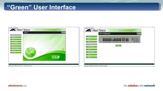 “ Green” User Interface 