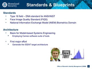 Overview DHS use of biometrics across the department | PPTX