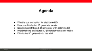 Distributed ID generator in ChatWork | PDF