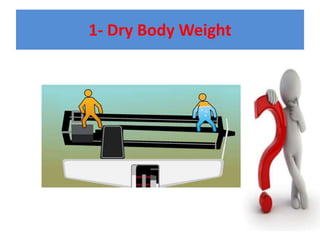 1- Dry Body Weight
 