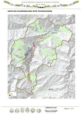 Página | 127
Plan de Desarrollo Urbano de la Ciudad de Huánuco
2019 - 2029
MAPA DE VULNERABILIDAD ANTE INUNDACIONES
 