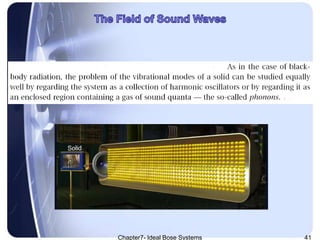 Chapter7- Ideal Bose Systems 41
 