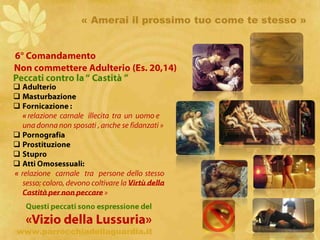 La Domenica e le altre Feste di precetto partecipa « all’Eucarestia del Signore » , testimonianza di appartenenza e di fedeltà a Cristo e alla sua Chiesa.