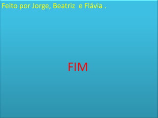 Feito por Jorge, Beatriz e Flávia .




                      FIM
 