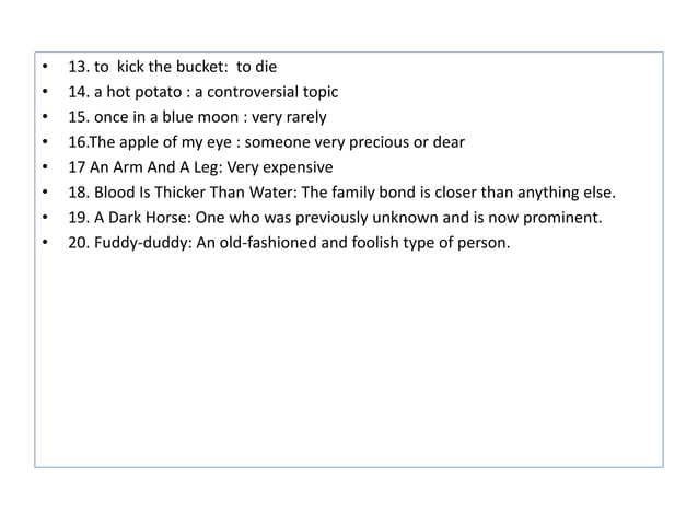 Idioms 1 ppt idioms-1-ppt