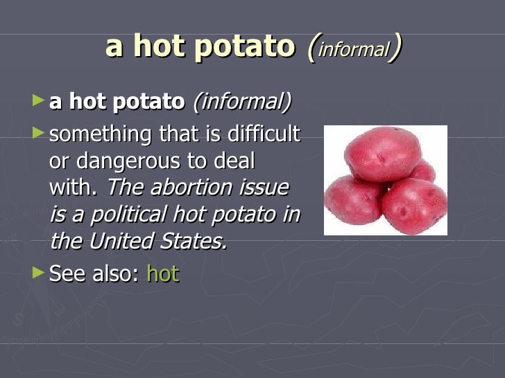 Idioms About Potatoes