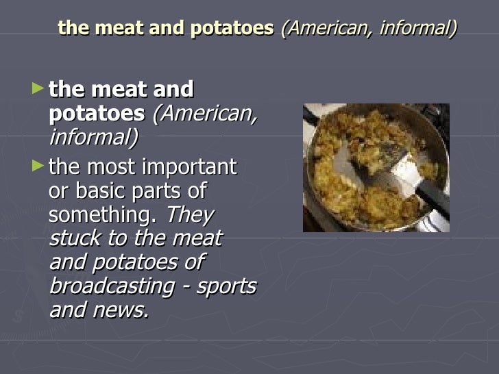 Idioms About Potatoes