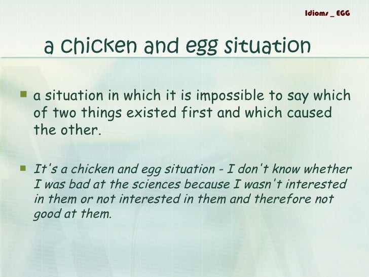Idioms With Egg