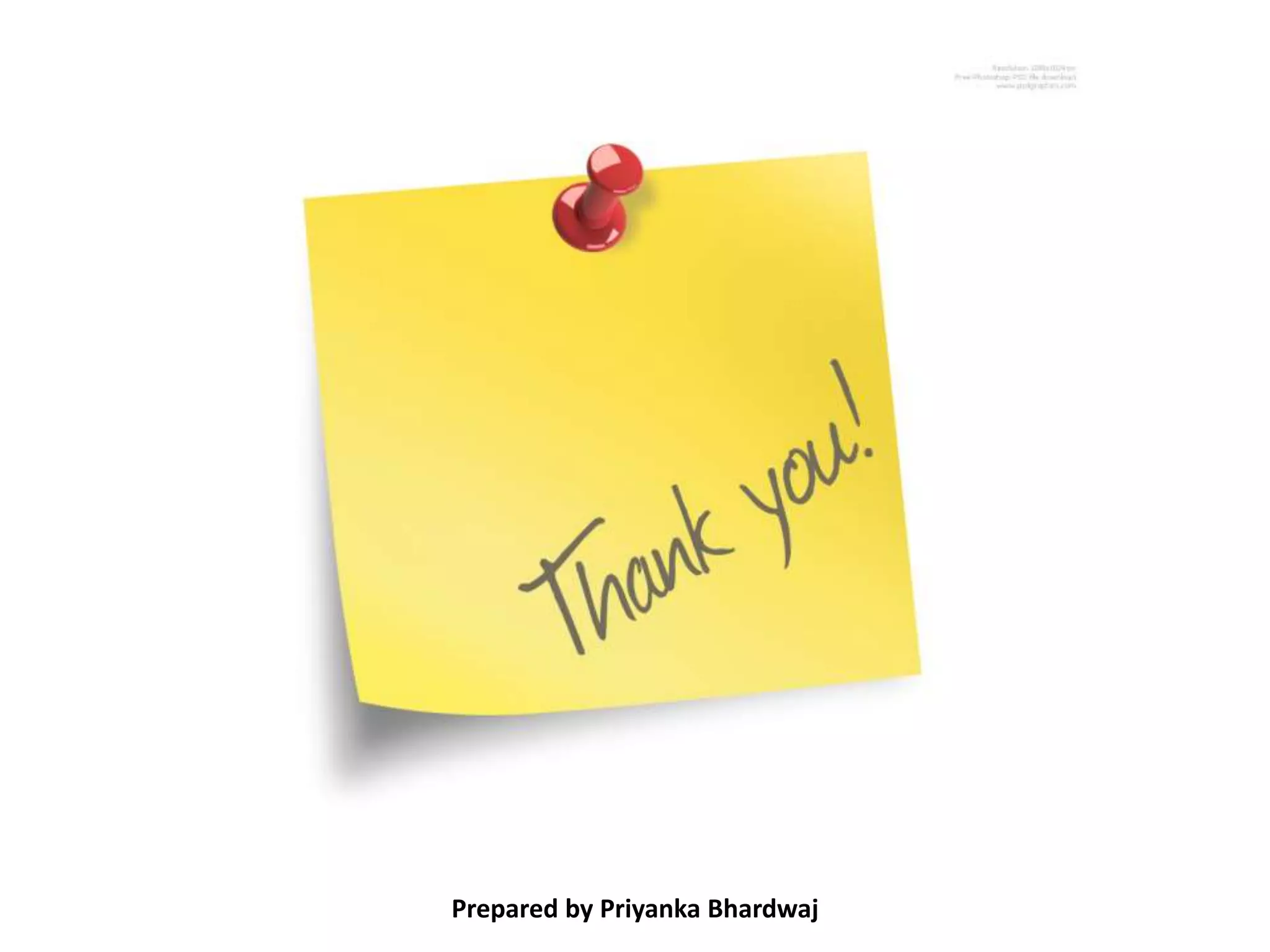 Prepared by Priyanka Bhardwaj
 